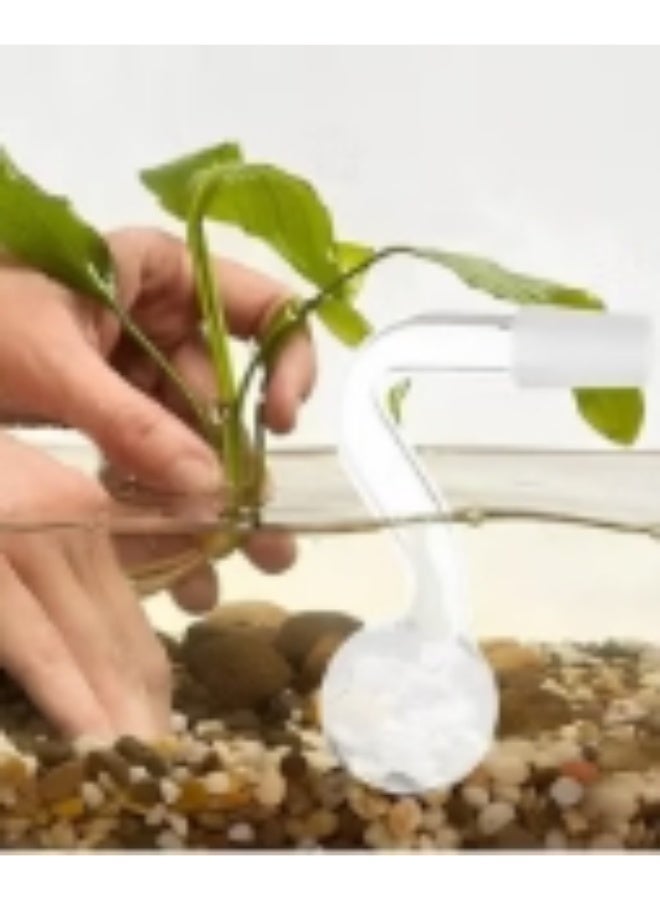 6Pcs 14mm Glass Mini inflow Pipe,Inflow Pipe Water Pump Aquarium FilterTubing, Surface Skimmer, AquariumPlanted Tank Aquascaping Fish TankAccessories, for Fish Tank - Image 4