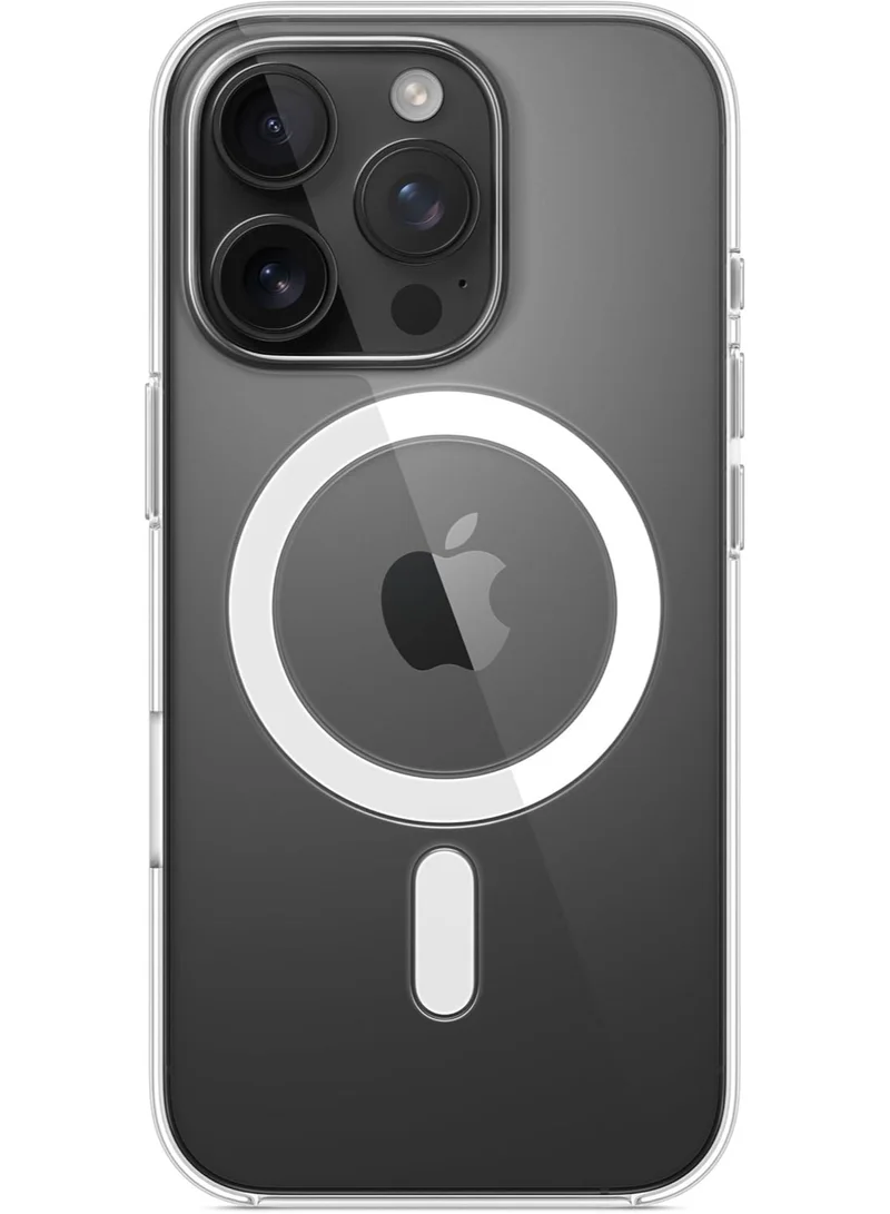 Mobcos  iPhone 16 Pro Clear Magnetic Wireless Charging Case  | Best Price UAE