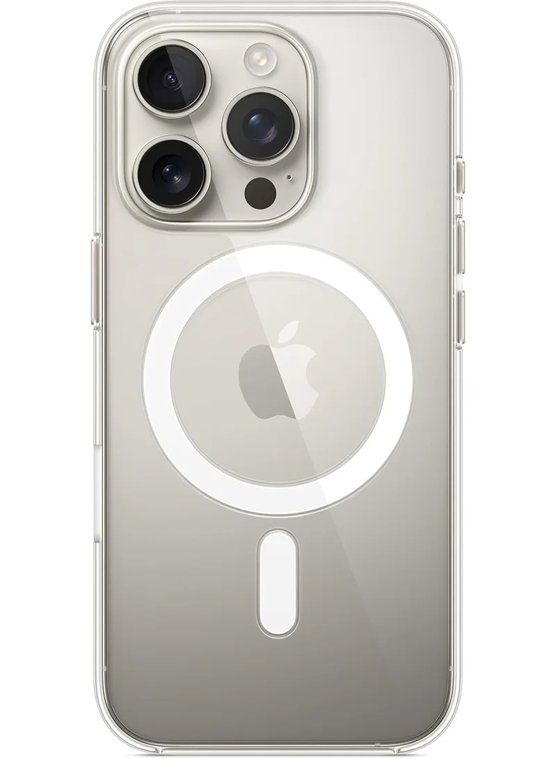 Mobcos  iPhone 16 Pro Clear Magnetic Wireless Charging Case  | Best Price UAE