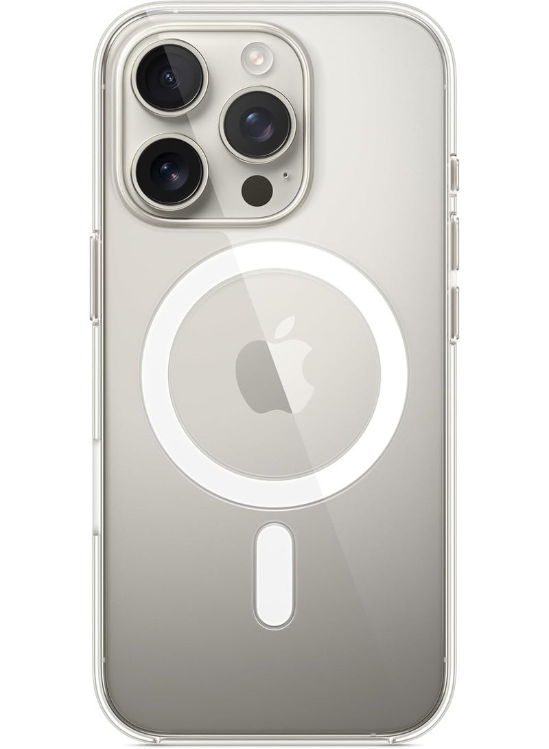 موبكوس جراب شحن لاسلكي مغناطيسي شفاف لهاتف iPhone 16 Pro - Image 3