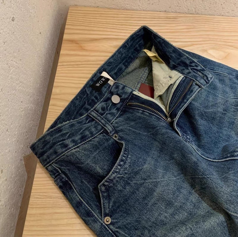 Unisex Casual Daily Denim Jeans - Image 4