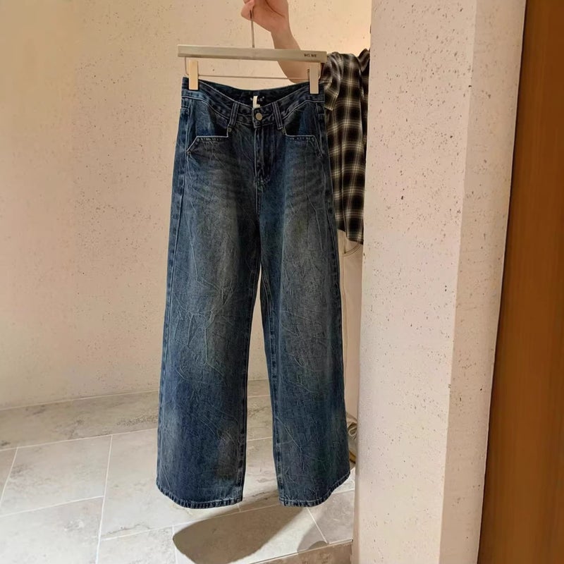 Unisex Casual Daily Denim Jeans - Image 1