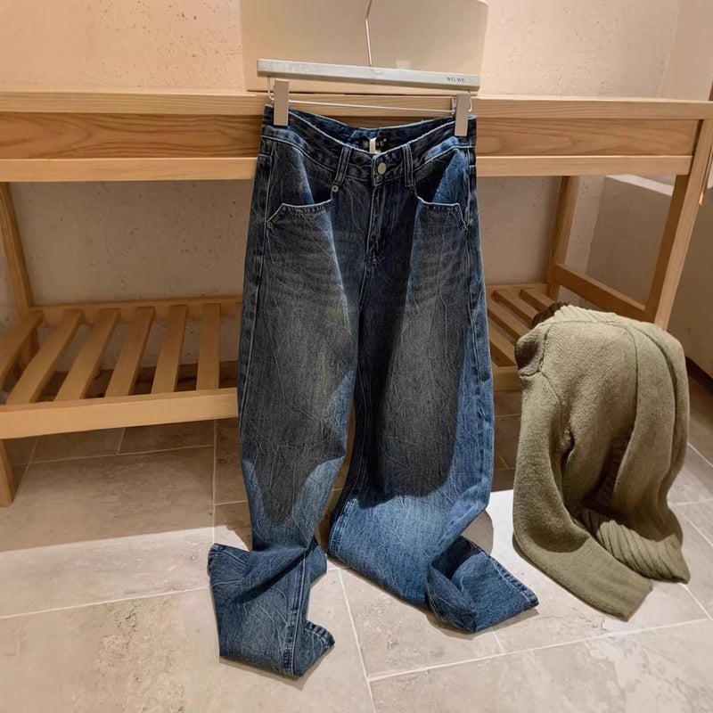 Unisex Casual Daily Denim Jeans - Image 2
