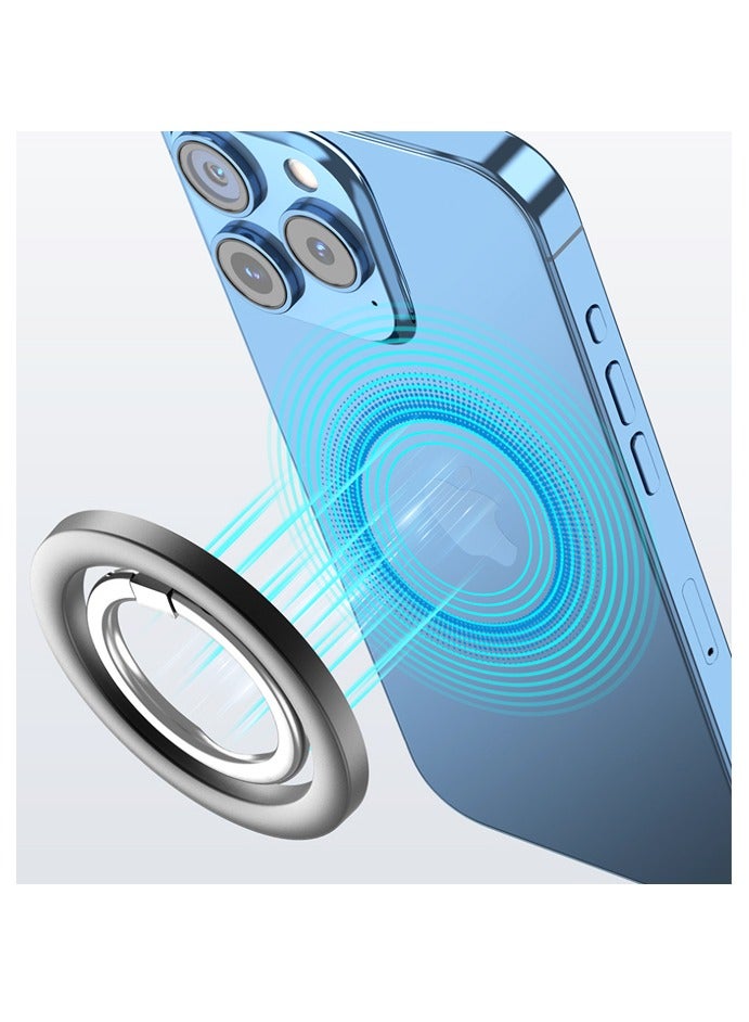 Magnetic Phone Ring Holder for MagSafe, Magnet Finger Ring Grip Stand Holder, Compatible with iPhone 16 Pro Max 15 14 13 12, Mag Safe Accessories, Pink - Image 2