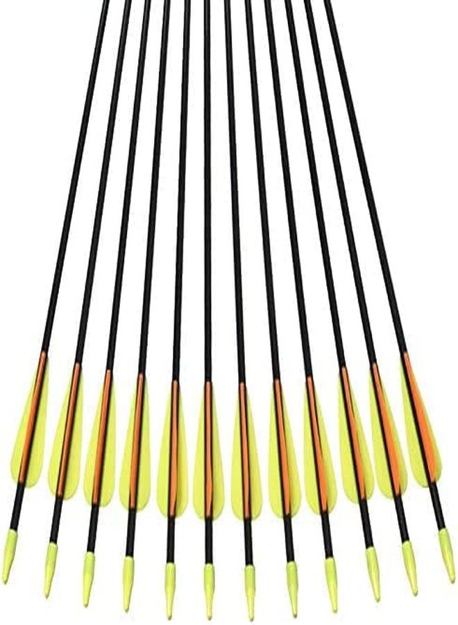 Futaba Archery Arrows for Recurve Bow Target Practice - Pack of 6- Orange - 29 Inches - Image 4