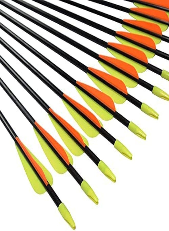 Futaba Archery Arrows for Recurve Bow Target Practice - Pack of 6- Orange - 29 Inches - Image 1