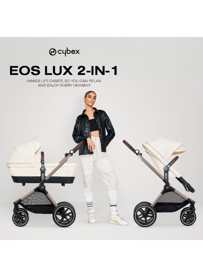 cybex عربة سيبكس إيوس لوكس 2 في 1، رمادي لافا - Image 2
