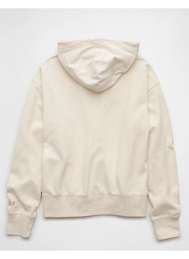 American Eagle - Logo Graphic Drawstring Pullover Hoodie - Image 1