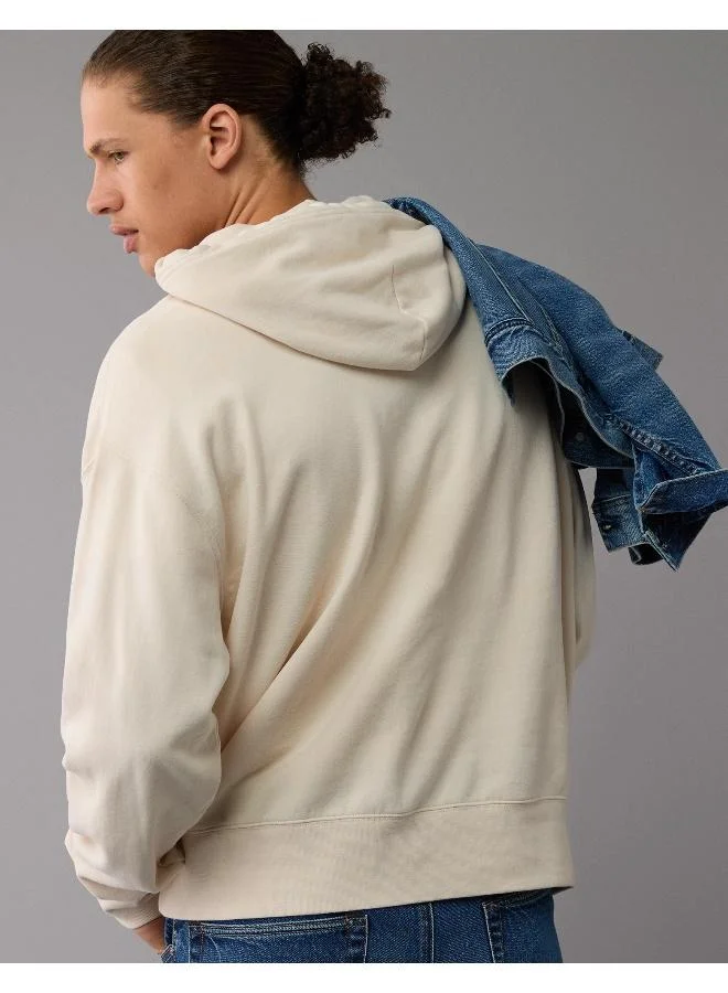 American Eagle Logo Graphic Drawstring Pullover Hoodie