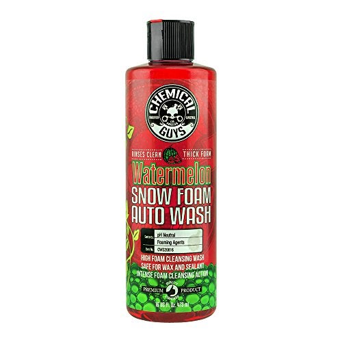 Chemical Guys CWS20816 Watermelon Snow Foam Car Wash Soap, (Works with Foam Cannons, Foam Guns or Bucket Washes) Safe for Cars, Trucks, Motorcycles, RVs & More, 16 fl oz, Watermelon Scent - Image 1