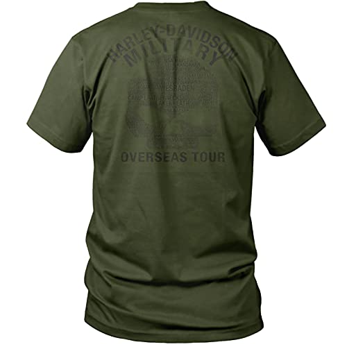 HARLEY DAVIDSON Harley-Davidson Military - Men's Graphic Short-Sleeve Tee - Overseas Tour | Honor XL - Image 2