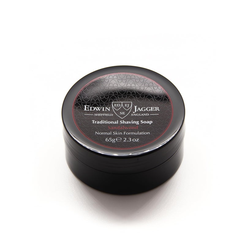Edwin Jagger SSSWT Sandalwood 99.9% Natural Traditional Shaving Soap 65g Travel Tub - Image 3