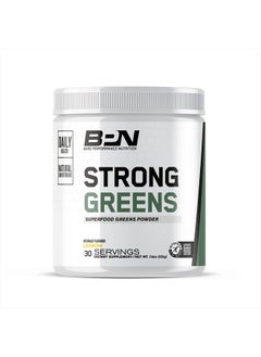 , BPN Strong Greens Superfood Powder, Improved Digestion, Increased Energy, Immune System Support, Lemon