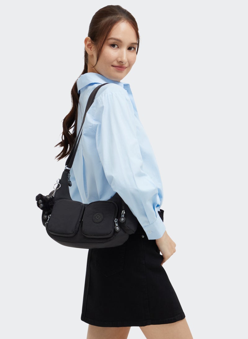 kipling RIKKA S Small Crossbody Bag – 5.0 L – Black - Image 3