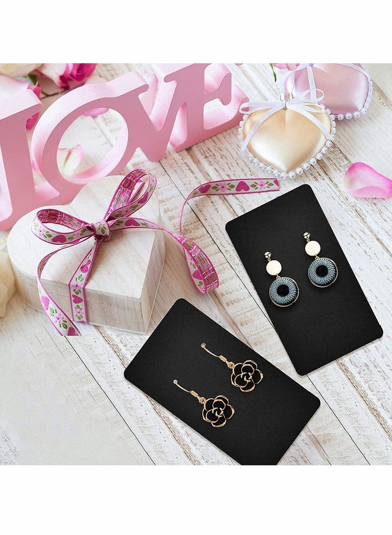 KASTWAVE Earring Holder Cards, Earring Display Holder Cards set for Earrings Necklace Jewelry Display and Packaging, 100 Pcs Earring Cards and 100 Pcs Self- Sealing Bags - Image 4