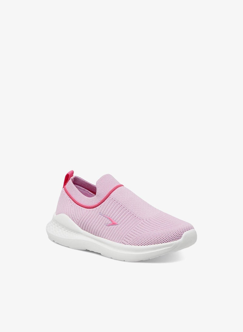 Dash Textured Slip-On Sports Shoes with Pull Tab - Image 2