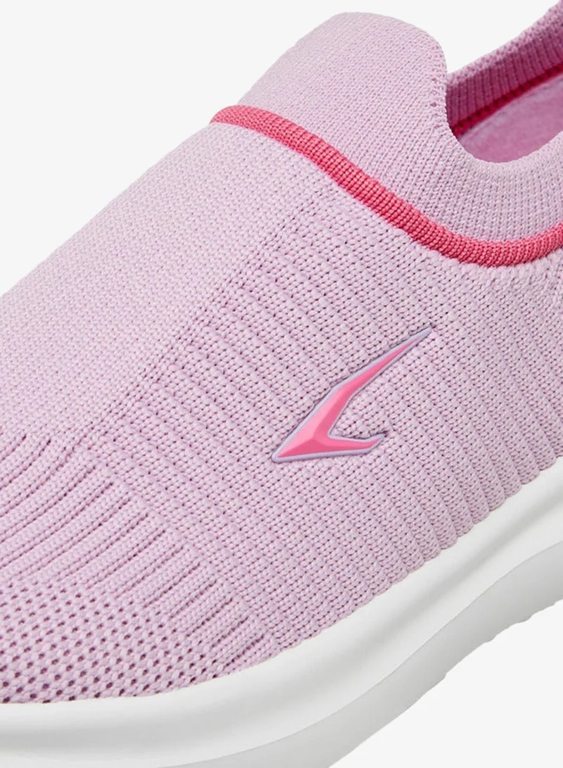 Dash PINK Girls Textured Pull Tab Slip-On School Walking Shoes for Women | Best Price UAE