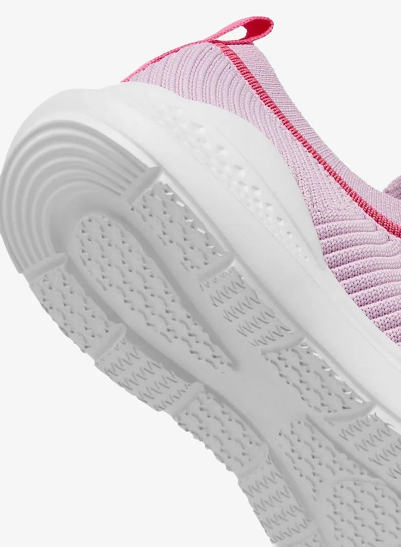 Dash PINK Girls Textured Pull Tab Slip-On School Walking Shoes for Women | Best Price UAE