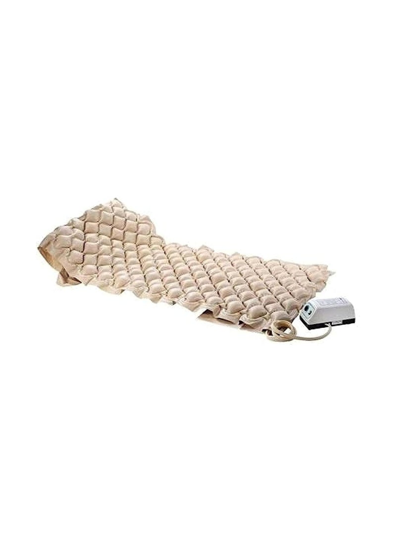 Generic Full Size Air Mattress – Cotton Surface, Beige, Comfortable and Portable for Home or Travel 