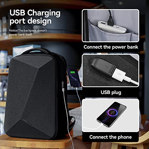 MARK RYDEN Anti Theft Backpack with TSA Approved Lock and Scratch Resistant Shell, Waterproof Travel Backpack, USB Laptop Backpack for Men Fits 15.6 Inch Notebook - Image 4