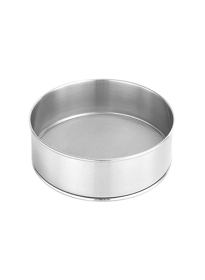 Kopida Flour Sifter, Stainless Steel Fine Mesh Strainers Flour Sieve, 60 Mesh Round Sifter Cocoa Powder Cake Powder for Baking Cake Bread - Image 2