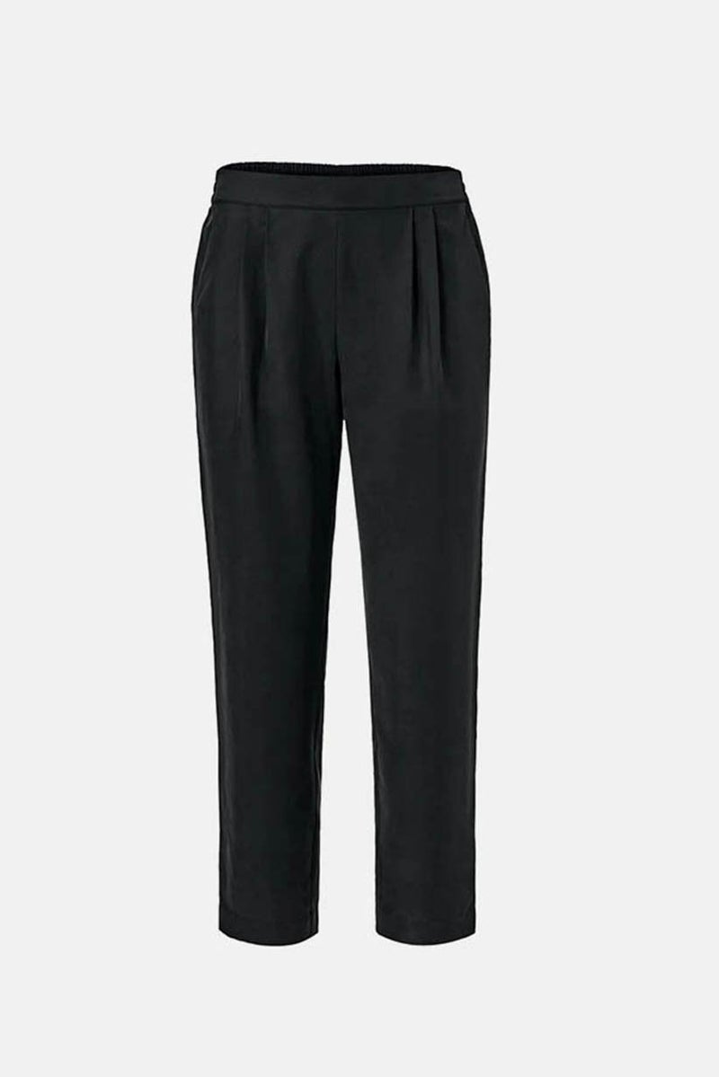 Tchibo Women Plain Woven Pants, Black - Image 2