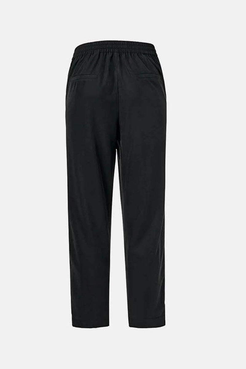 Tchibo Women Plain Woven Pants, Black - Image 3