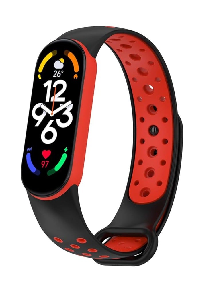 Strap Silicone Sport Band For Xiaomi Mi Band 3 / 4 Breathable Strap Replacement For M3 M4 Plus Bracelet For Xiaomi MiBand 3 4 Smart Watch - Image 2