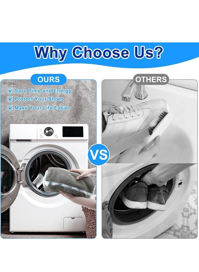 Alephio Shoe Washing Machine Bag –Shoe Washing Bag for Washing Machine,Laundry Shoe Bag For Washer And Dryer,Reusable shoe bags,Convenient Laundry Bag for Sneaker Cleaning and Protection (Grey - Image 5