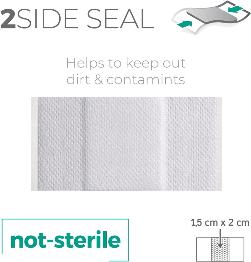 MEDRULL Plaster Ultra Pore 2 x 4 cm injection patches wound plaster non-sterile for normal and sensitive skin 200 pieces - Image 3