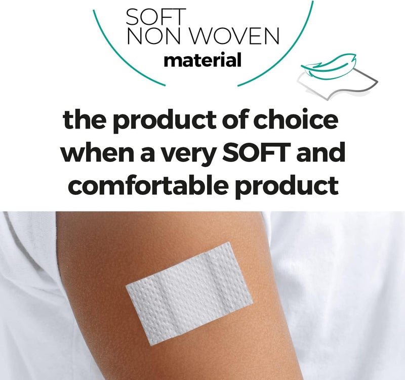 MEDRULL Plaster Ultra Pore 2 x 4 cm injection patches wound plaster non-sterile for normal and sensitive skin 200 pieces - Image 4