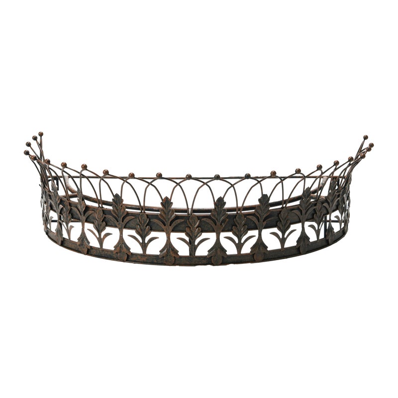 Creative Co-Op Metal Curtain Crown - Image 1