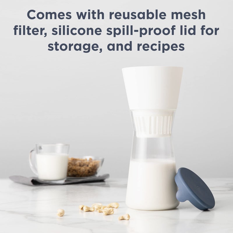 Chef'n Nut Milk Maker, Recipes included, Blue - Image 4
