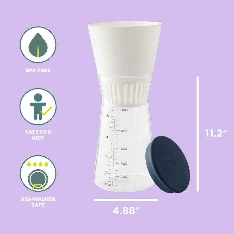 Chef'n Nut Milk Maker, Recipes included, Blue - Image 2