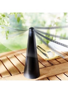 Plan A Non-toxic fan effectively repels bugs from outdoor dining areas, ensuring your meals stay fly free, comes with a rechargeable battery for hassle-free outdoor use.  - Image 1