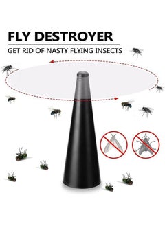 Plan A Non-toxic fan effectively repels bugs from outdoor dining areas, ensuring your meals stay fly free, comes with a rechargeable battery for hassle-free outdoor use.  - Image 3