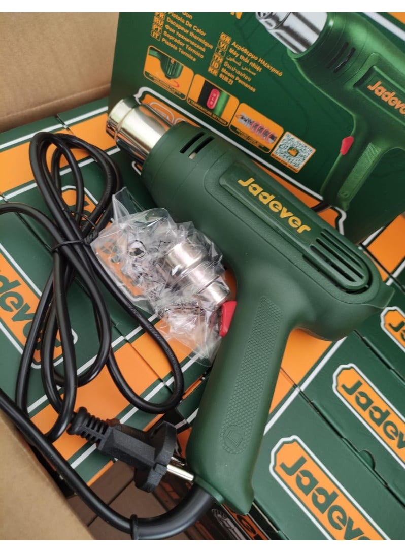 Jadever Two-speed heat gun, capacity 1600 watts  - Image 3