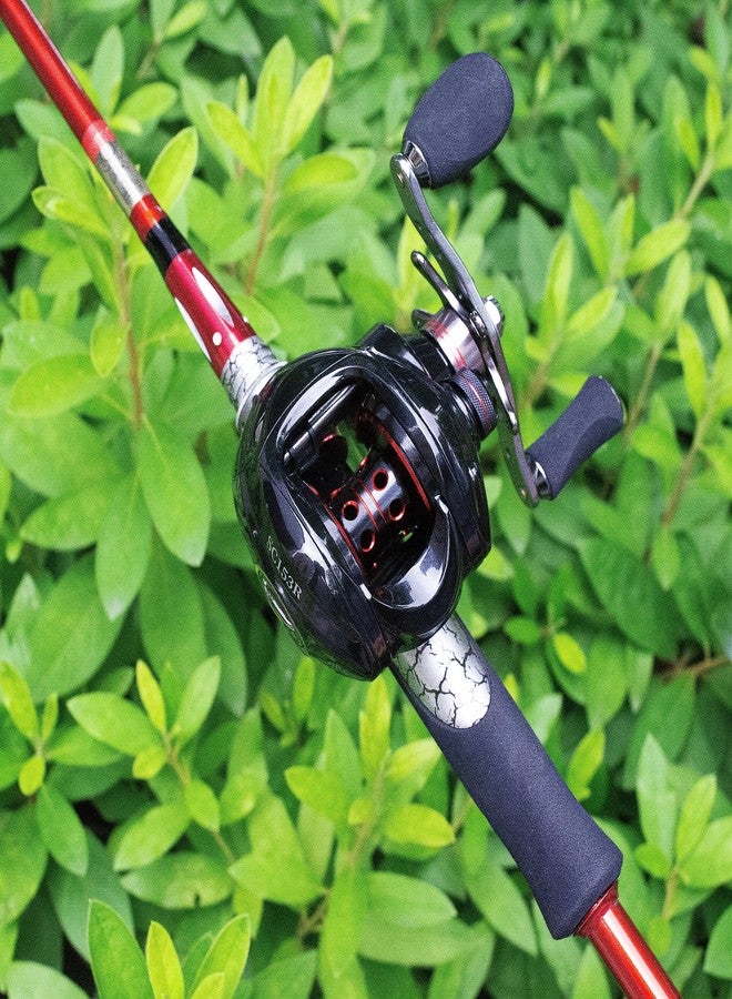 FISHDROPS (YL-SC153-R) - Baitcaster Reel Light Weight with Smooth Drag Systems Baitcasting Reels Gear Ratio 7.0:1 Affordable Low Profile Bait Caster - Image 5