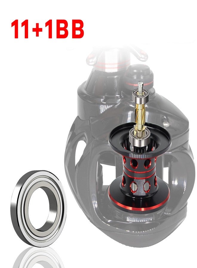 FISHDROPS (YL-SC153-R) - Baitcaster Reel Light Weight with Smooth Drag Systems Baitcasting Reels Gear Ratio 7.0:1 Affordable Low Profile Bait Caster - Image 3