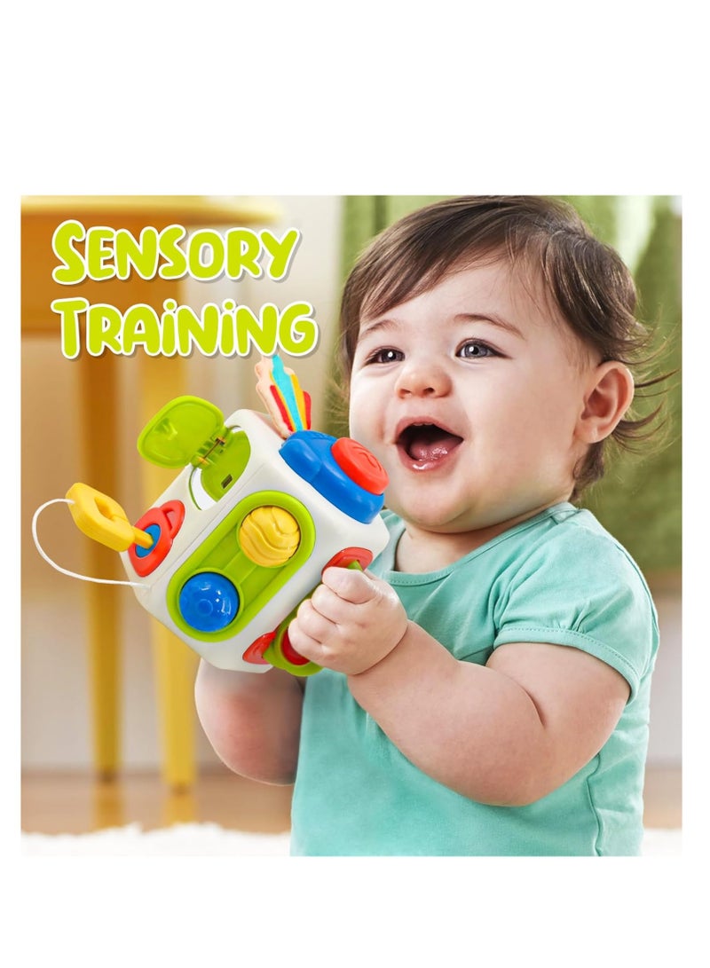 general Montessori Busy Cube for Toddlers 1-3, Sensory Travel Toys for Ages 12-18 Months, Ideal First Birthday Gift for Boys and Girls, Engaging and Educational Baby Toys. - Image 2