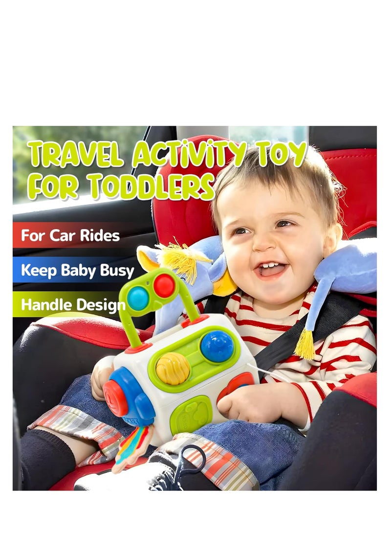 general Montessori Busy Cube for Toddlers 1-3, Sensory Travel Toys for Ages 12-18 Months, Ideal First Birthday Gift for Boys and Girls, Engaging and Educational Baby Toys. - Image 4