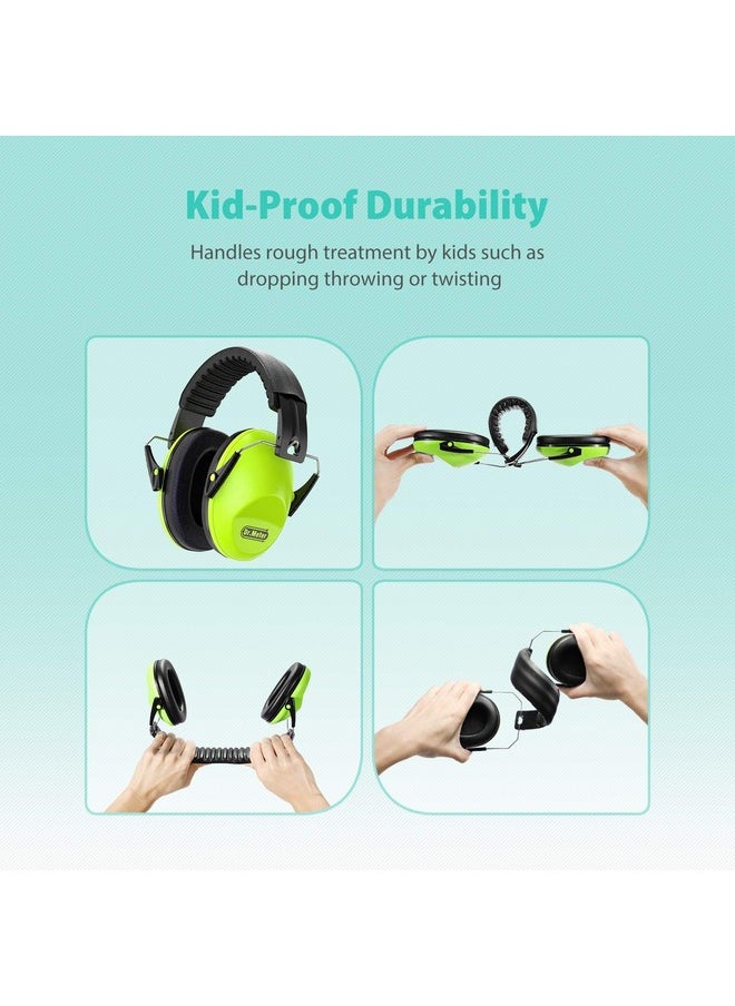 Dr.Meter Dr.meter Ear Muffs for Noise Reduction: 27.4SNR Noise Cancelling Headphones for Kids with Adjustable Head Band, EM100 Hearing Protection Earmuffs for Monster Jam, Football Game, Concerts, Air Shows  - Image 4