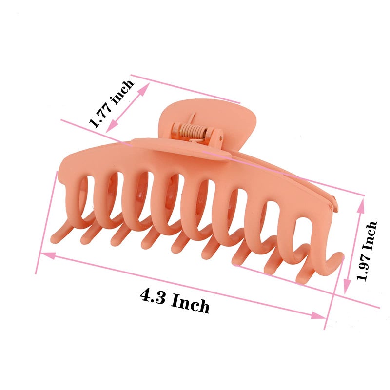 Tergy 20PCS Large Hair Claws Clips for Thick Thin Hair No Slip Hair Clamps Strong Hold Hair Jaws Accessories for Women Girls - Image 3