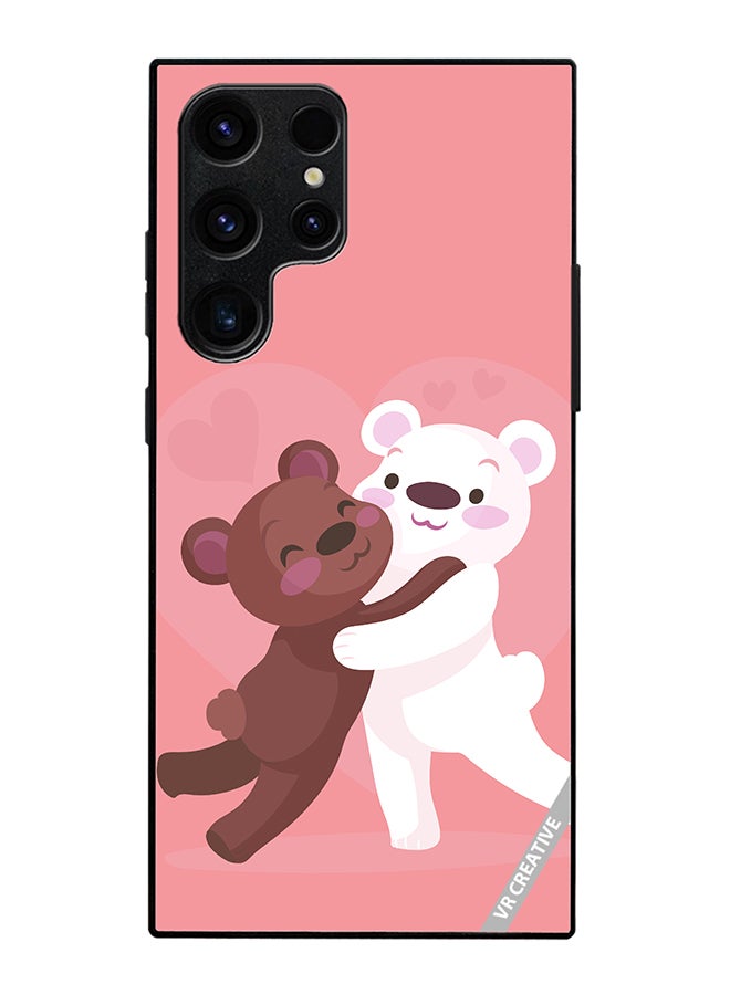 VR CREATIVE Protective Case Cover For Samsung Galaxy S25 Ultra Love Bear Design Multicolour