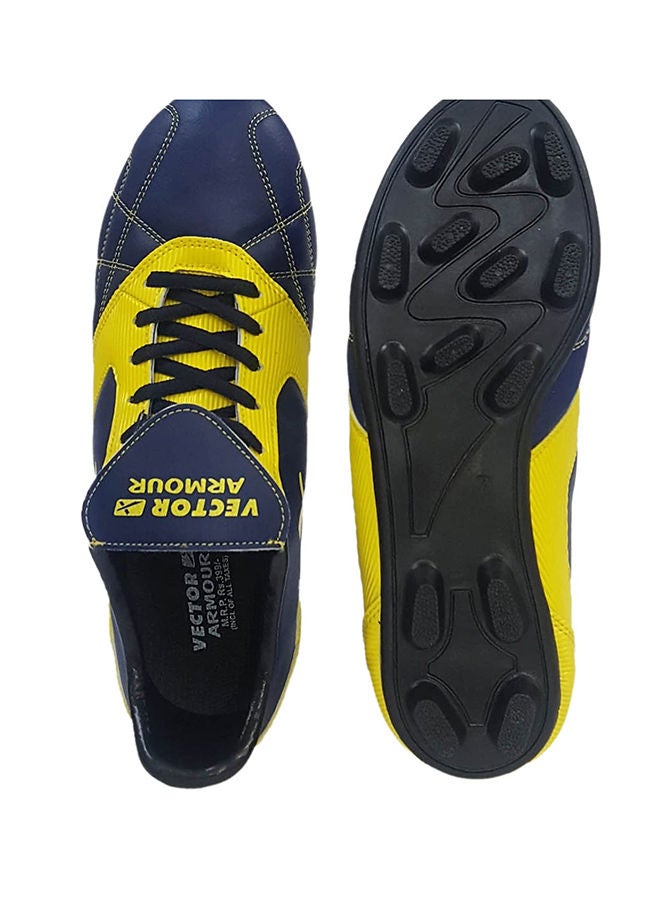 Vector X Armour Football Shoe ( Blue/Yellow, 11 UK) | Soccer | PVC | Cleats and studs - Image 4