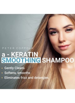 Peter Coppola Akeratin Smoothing Shampoo Smooth Silky Hair For Keratin Treated Hair Infused With Argan Oil Voluminous Hair (10 Fl Oz)  - Image 5