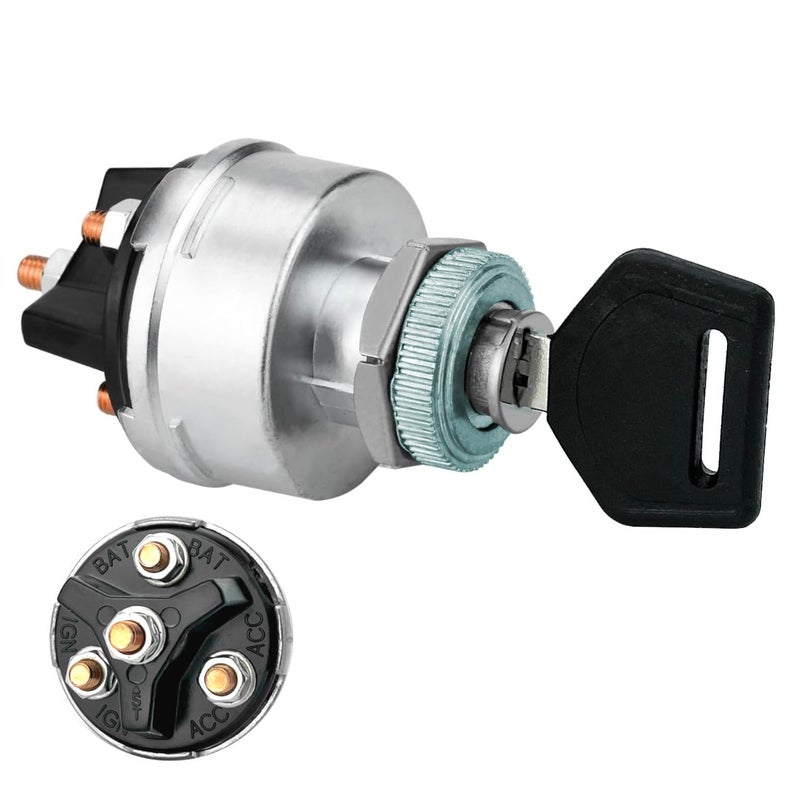 MGI SpeedWare 4-Position Universal Ignition Key Switch - Image 1