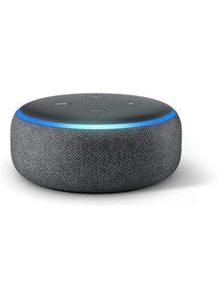 Echo Dot (3Rd Gen) Smart Bluetooth Speaker With Alexa | Use Your Voice To Play The Quran Or Music, Control Your Smart Home Devices, And More (Now Available In Khaleeji Arabic) | Charcoal