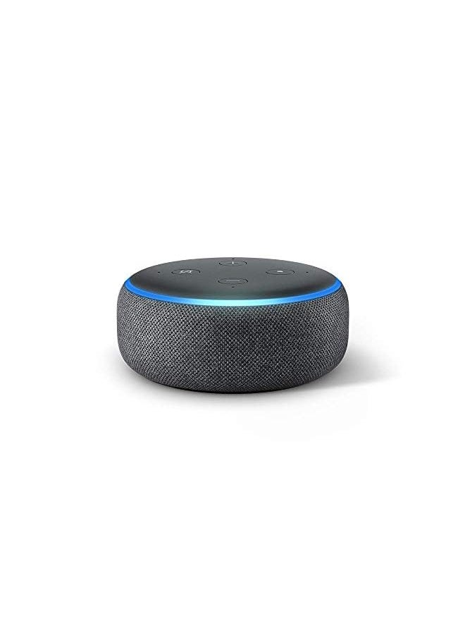 Zaboon - Echo Dot (3Rd Gen) Smart Bluetooth Speaker With Alexa | Use Your Voice To Play The Quran Or Music, Control Your Smart Home Devices, And More (Now Available In Khaleeji Arabic) | Charcoal - Image 1
