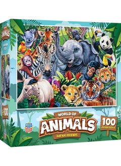 Safari Friends 100 Piece Kids Jigsaw Puzzle - Wildlife Adventure - 11.5"X15" - pzsku/ZD60D6F6220CEEF4829FFZ/45/_/1734348098/471ea00b-4381-4ff0-9d87-9f837802a227